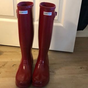 Tall Hunter rain boots